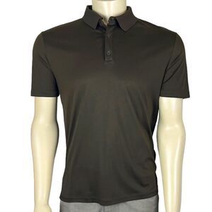 NWT Alexander Wang S/S Polo in Solid Brown 100% Cotton Size Small